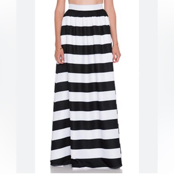 BLAQUE LABEL Striped Maxi Skirt - Picture 6 of 7